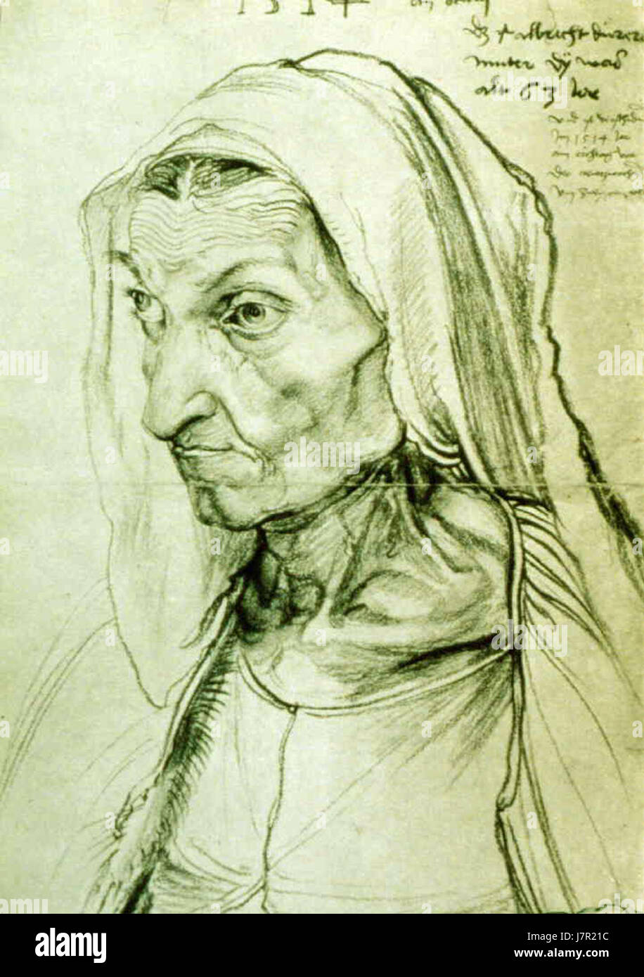 Albrecht Duerer, Bildnis Seiner Mutter Stockfoto