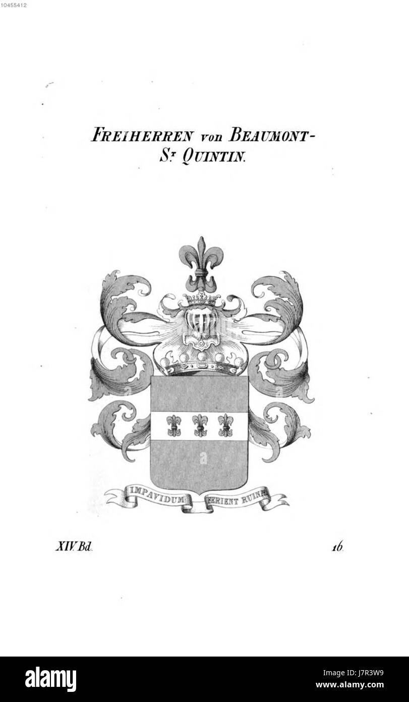 Beaumont St. Quintin Tyroff an Stockfoto