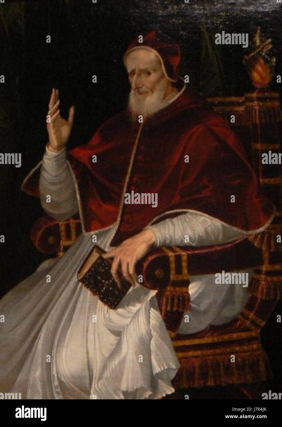 Bartolomeo Passarotti Papst Pius V Stockfoto