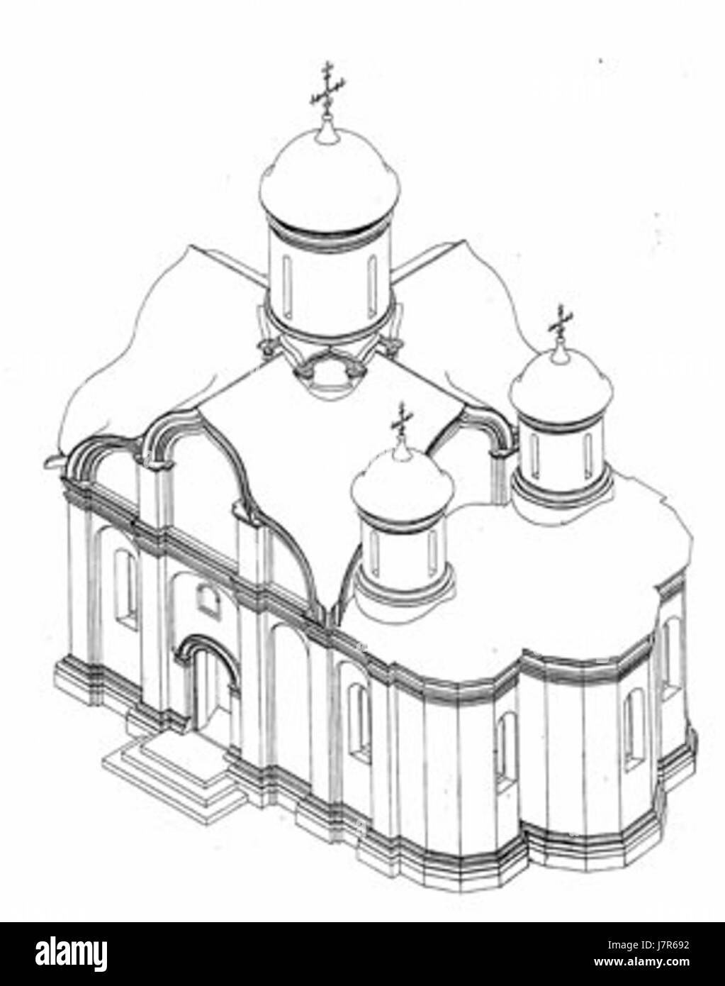 Kirche von Elia, der Prophet in Ilinka 02 Stockfoto