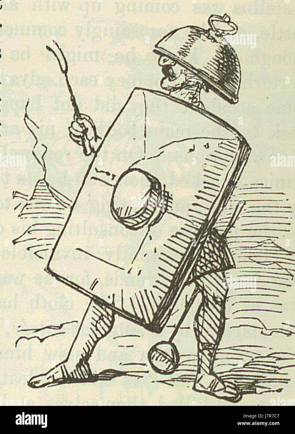 Comic-Geschichte von Rom p 280 bewaffneten Sklaven Stockfoto