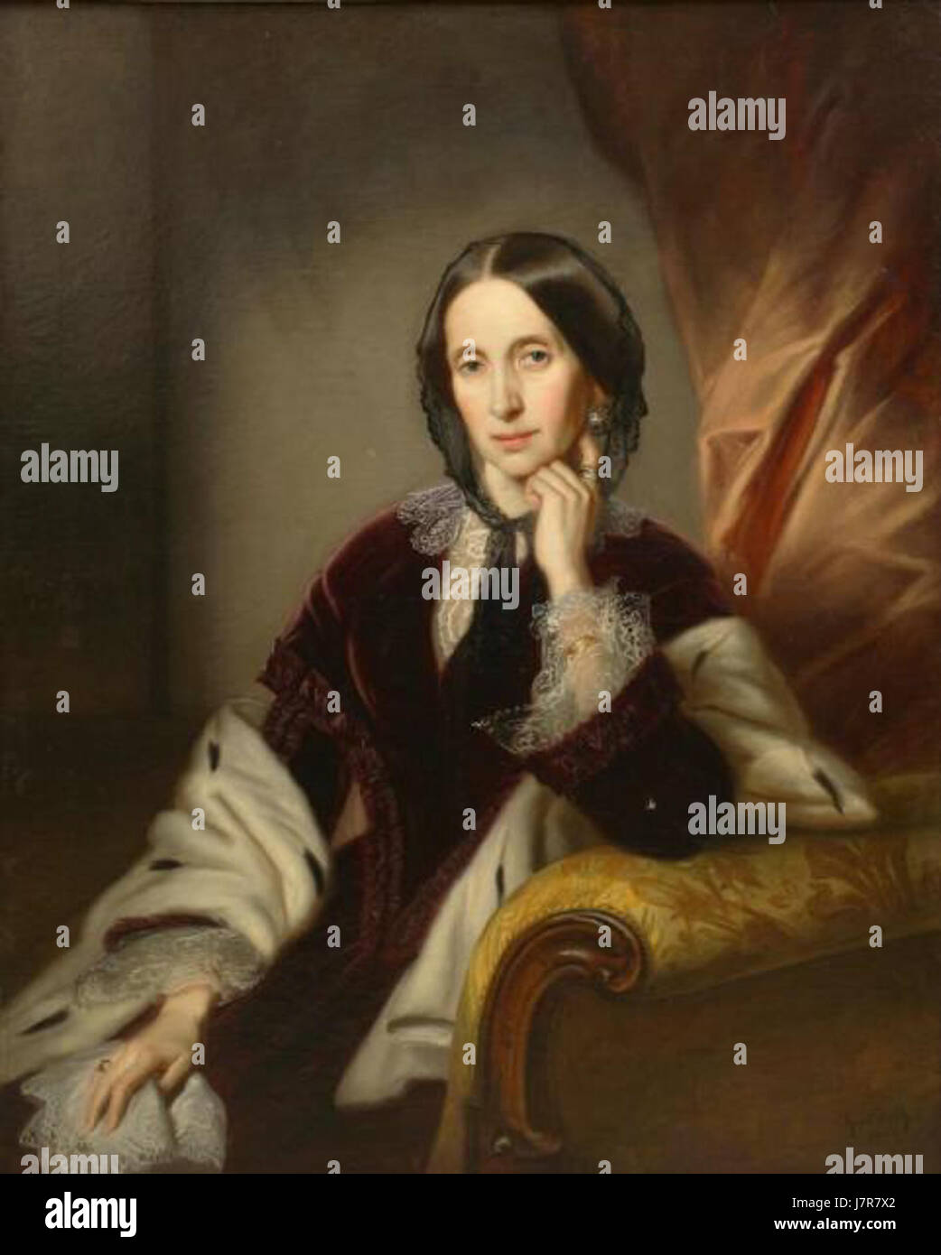 Daria Shipova ist eine bedeutende historische Persönlichkeit, die für ihre Beiträge zur Literatur und Kunst während ihrer Ära bekannt ist. Stockfoto