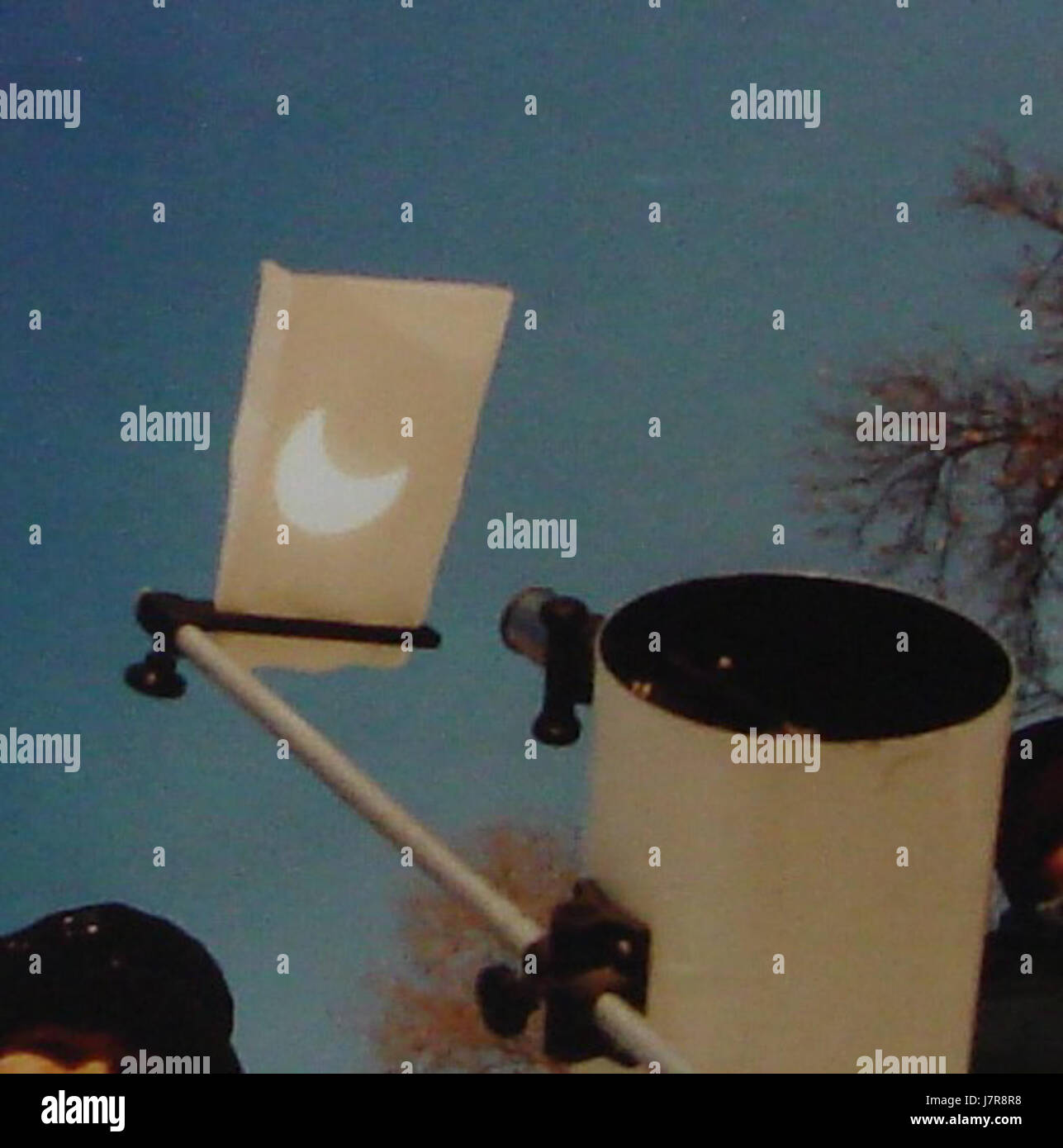 2000-12-25 partielle Sonnenfinsternis Minnesota TLR Stockfoto