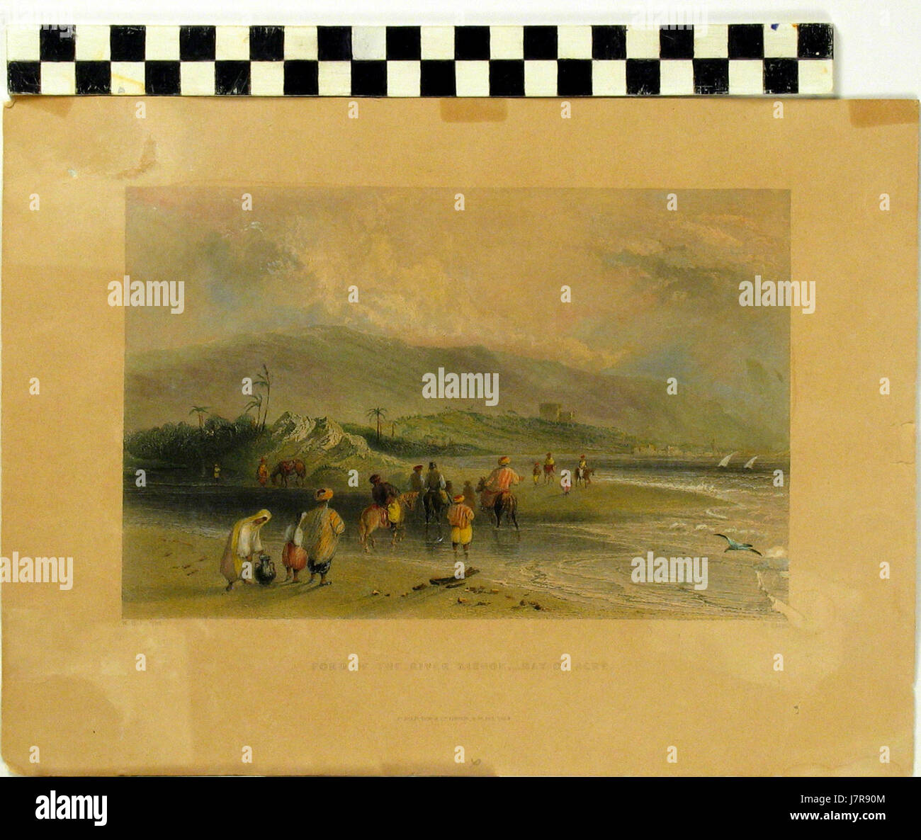 1Tell Abu Hawam William Henry Bartlett Stockfoto