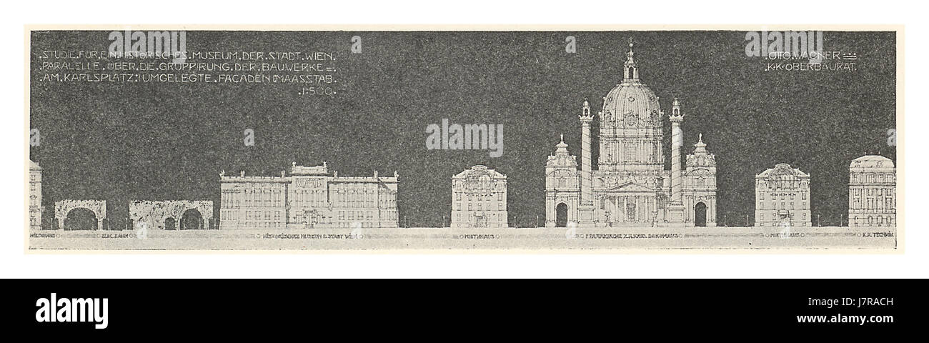 Diese Studie im Wiener Stadtmuseum Karlsplatz untersucht die Werke Richard Wagners mit Schwerpunkt auf seinen Werken zur Oper und Musikgeschichte. Die Studie ist Teil einer größeren Sammlung musikalischer Forschungen, die im Museum untergebracht sind. Stockfoto