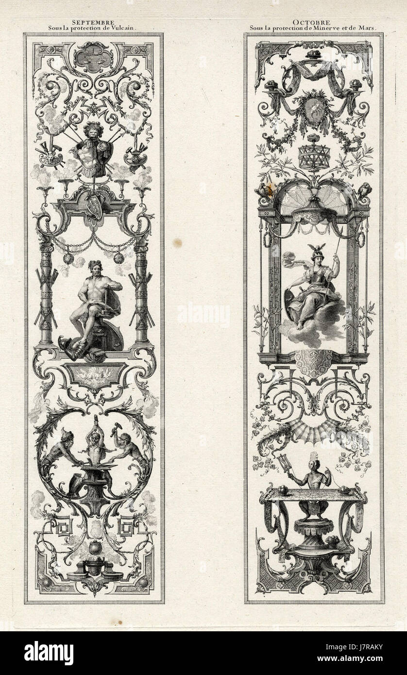 Audran Mois grotesken G 188 III 09 10 Stockfoto