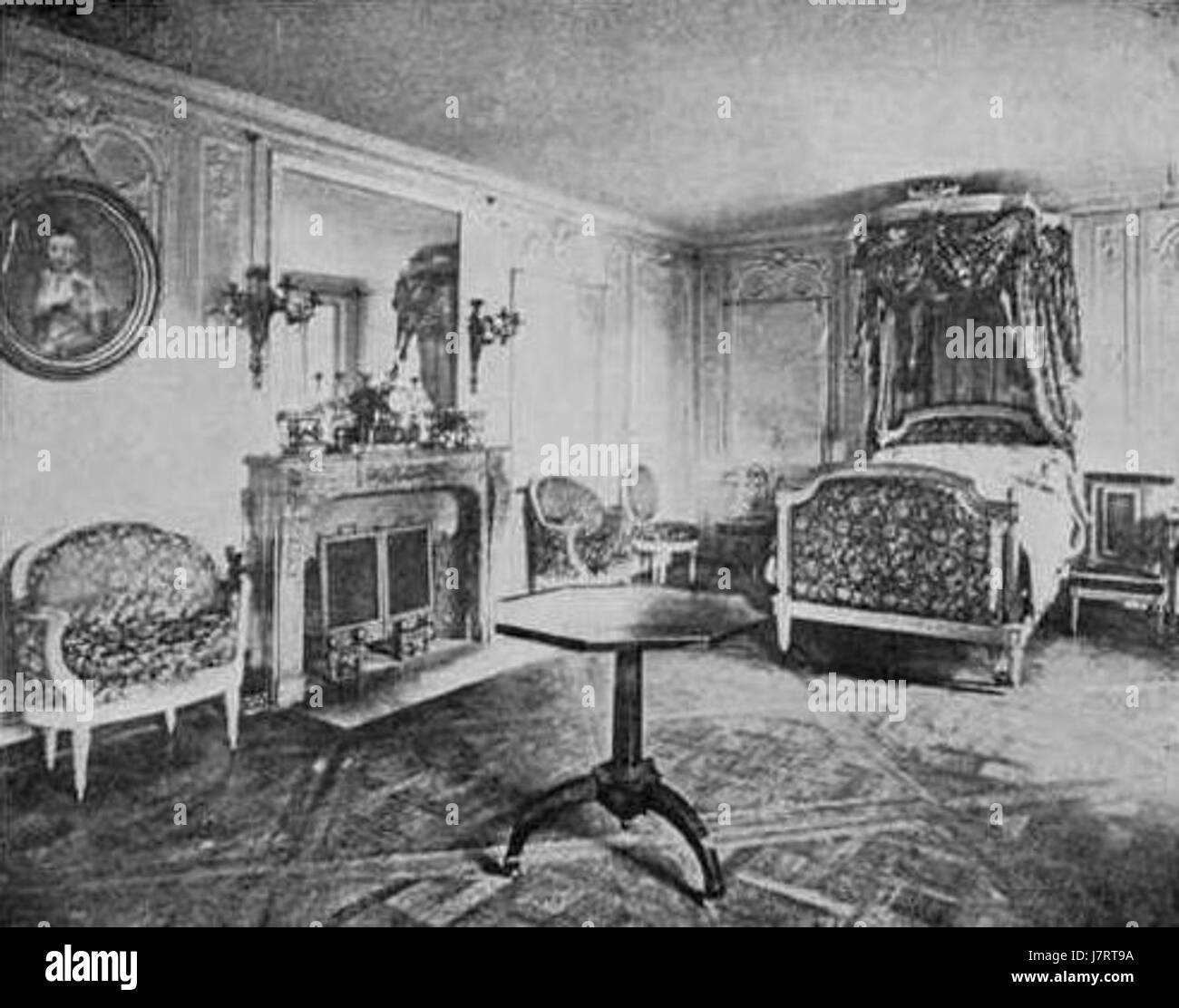 Schlafzimmer Der Konigin Marie Antoinette Im Petit Trianon
