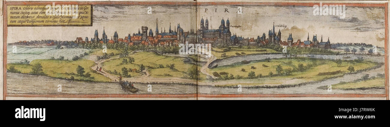 Das Braun Speyer UBHD bezieht sich auf einen historischen oder archivalen Bezug, der möglicherweise mit der Stadt Speyer in Deutschland verbunden ist und für die Kultur- oder Politikgeschichte von Bedeutung ist. Stockfoto