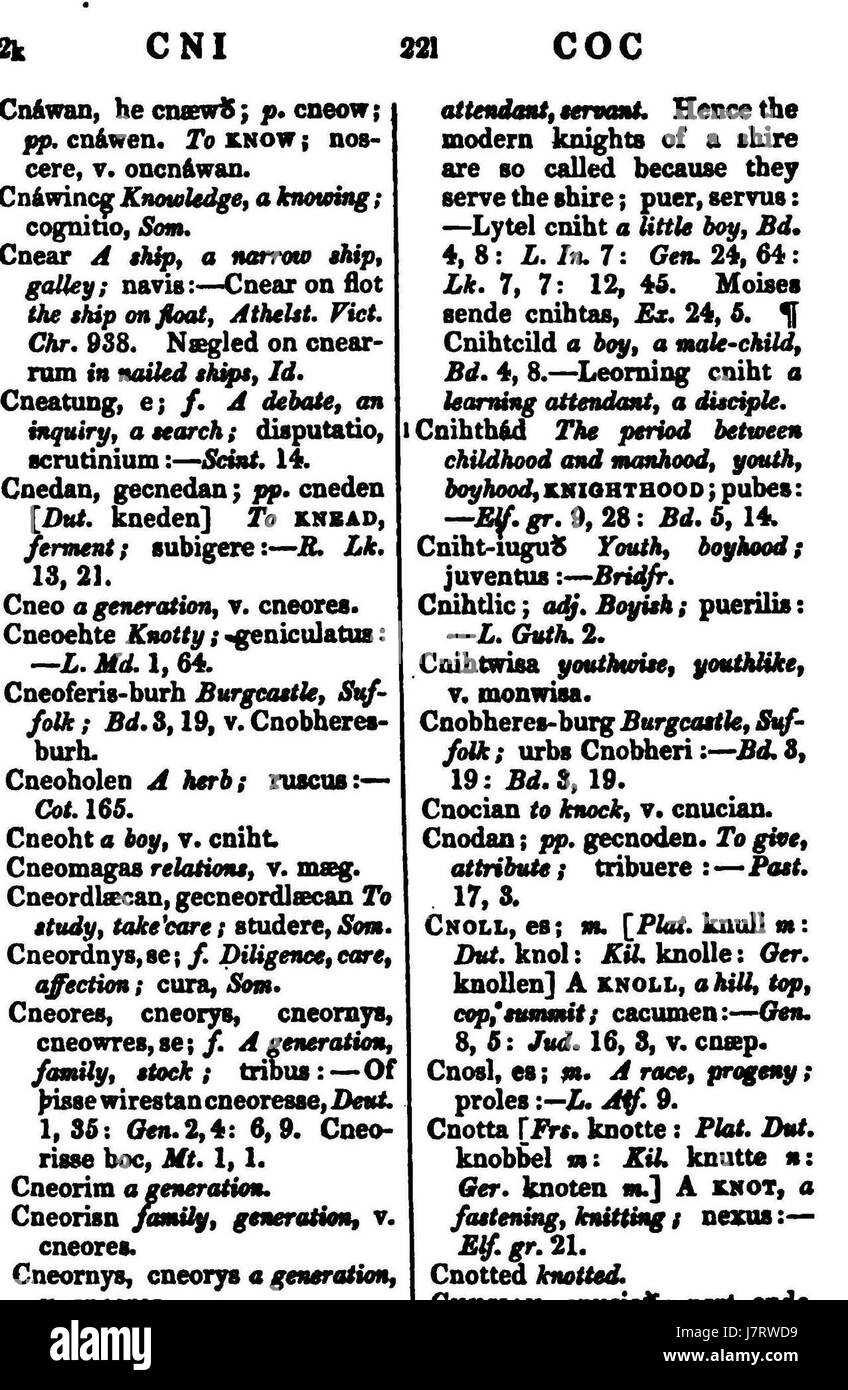 Adictionaryangl02boswgoog 0294 Stockfoto