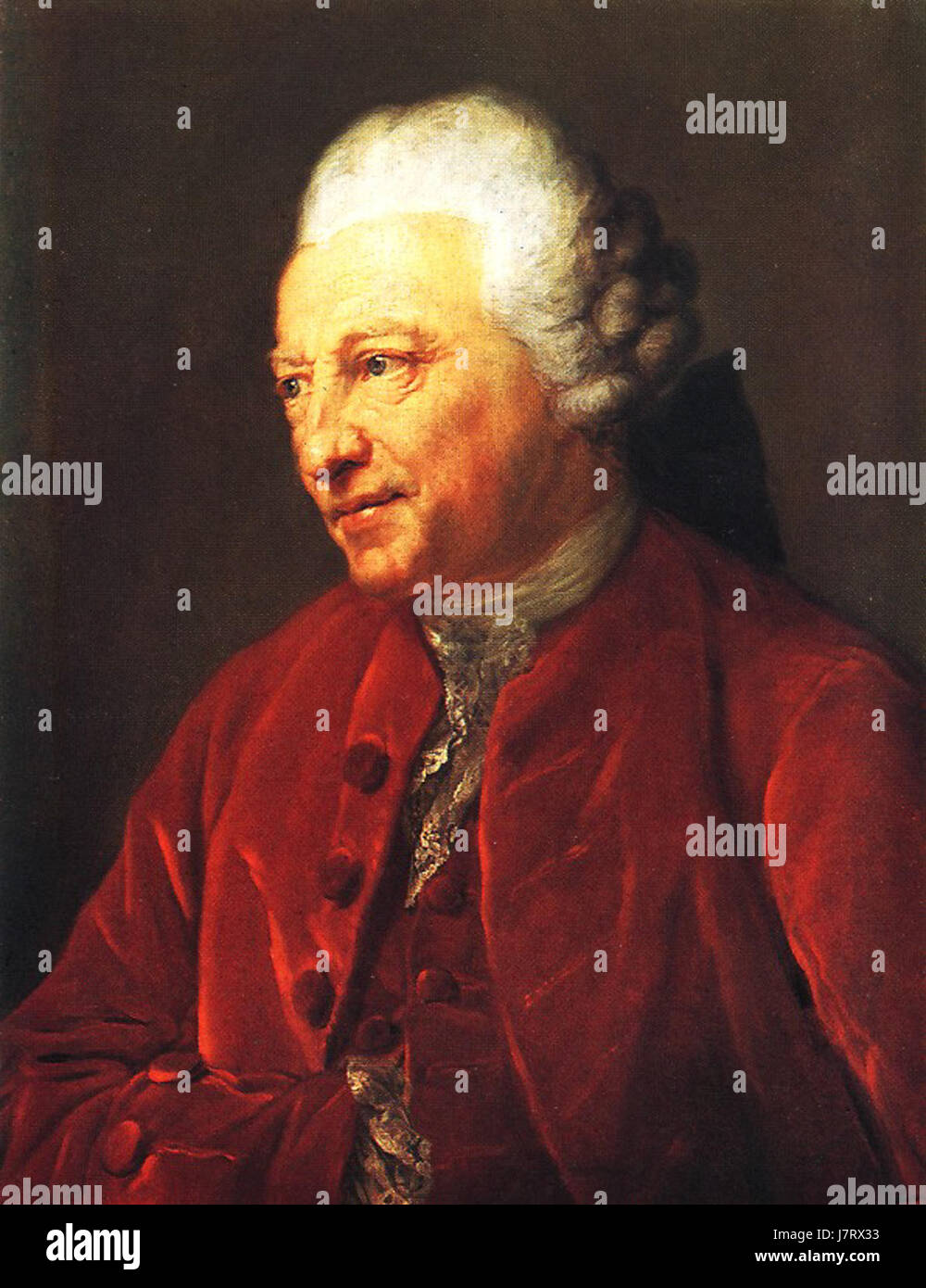 Christian Ludwig von Hagedorn 1772 Stockfoto
