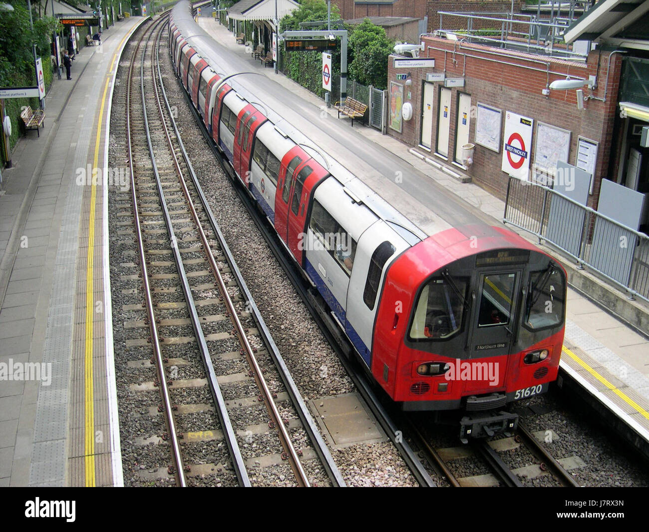 1995 bestand am West Finchley Stockfoto