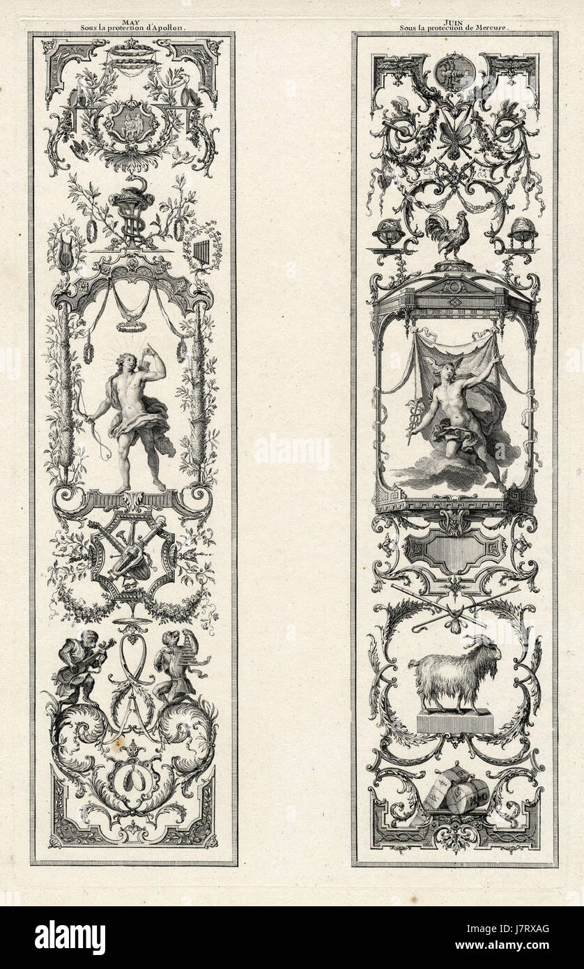 Audran Mois grotesken G 188 III 05 06 Stockfoto