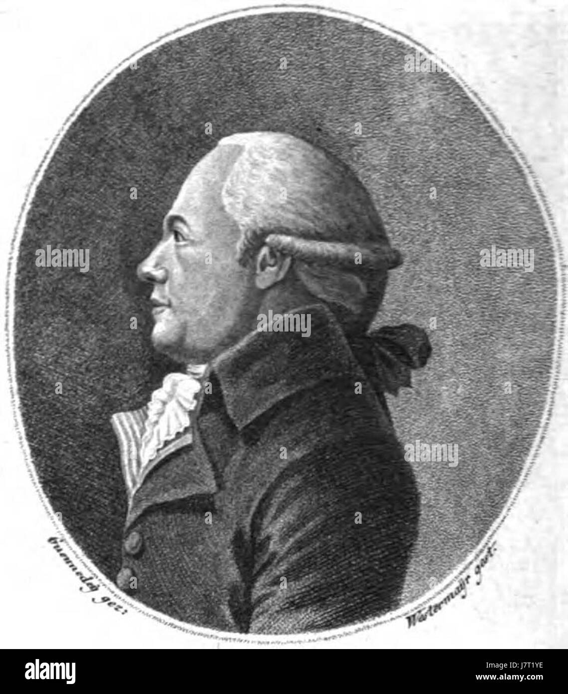 Jean Babtiste Joseph Delambre Alter V01 1798 Stockfoto