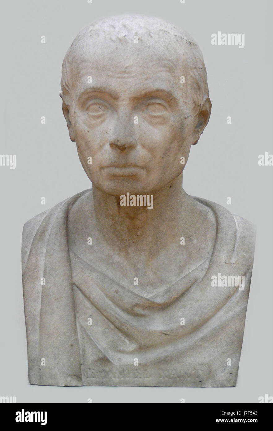 Bardouâ Porträt von Immanuel Kant aus dem Jahr 1798 fängt das intellektuelle Verhalten des philosopherâ ein und spiegelt seine entscheidenden Beiträge zur modernen Philosophie wider. Kants bahnbrechende Arbeit in Erkenntnislehre und Ethik hat Generationen von Denkern beeinflusst und ist auch heute noch grundlegend in der philosophischen Forschung. Stockfoto