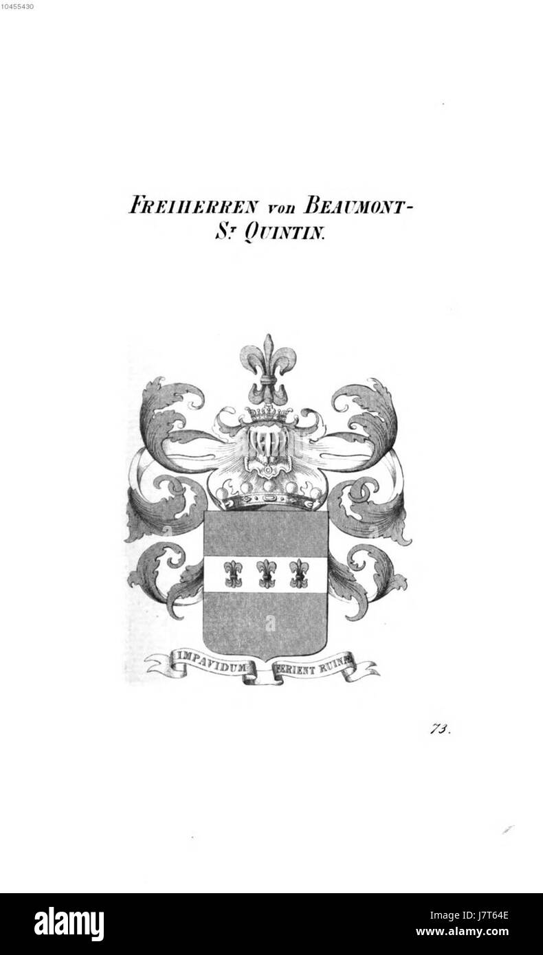 Beaumont St. Quintin 2 Tyroff an Stockfoto