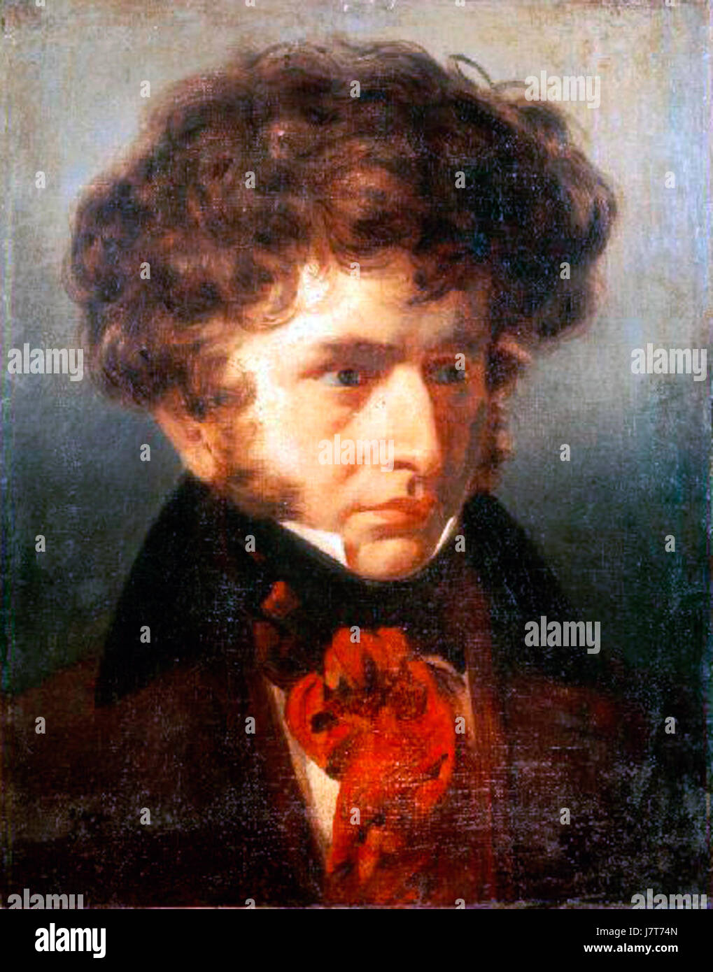 Der Titel bezieht sich auf Hector Berlioz, einen bekannten französischen Komponisten, der für seine innovativen Beiträge zur Musik bekannt ist. Als junger Mann zeigte er ein außergewöhnliches kompositorisches Talent und schuf damit die Voraussetzungen für seinen späteren Erfolg in der Romantik. Stockfoto