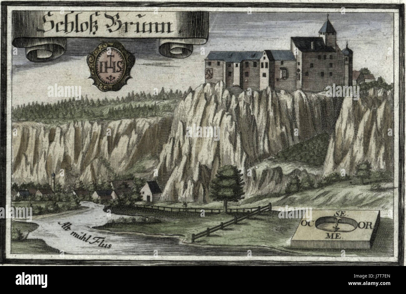 Burg Prunn Stockfoto