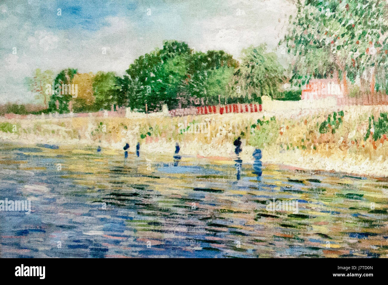 Am Ufer der seine, My Dream, bezieht sich wahrscheinlich auf ein künstlerisches oder literarisches Werk, das von der seine in Paris inspiriert wurde und dessen Schönheit und kulturelle Bedeutung einnimmt. Stockfoto