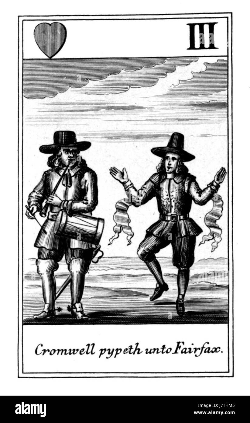 Cavalier 3 Herzen Stockfoto