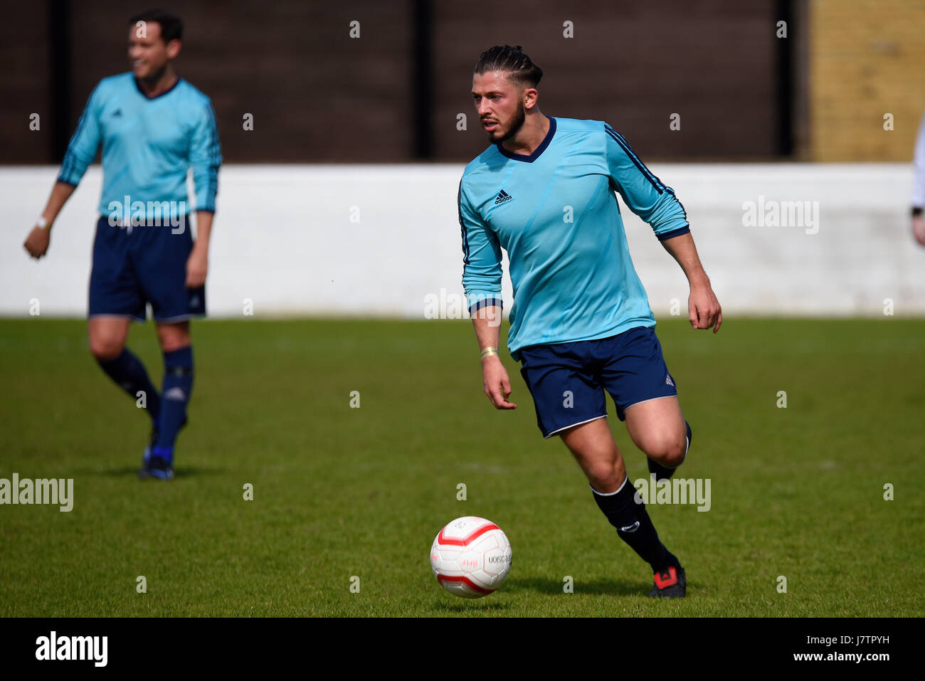 Kieran Lee spielte in einem Benefizfußballspiel für Jayla Agbonlahor in ...