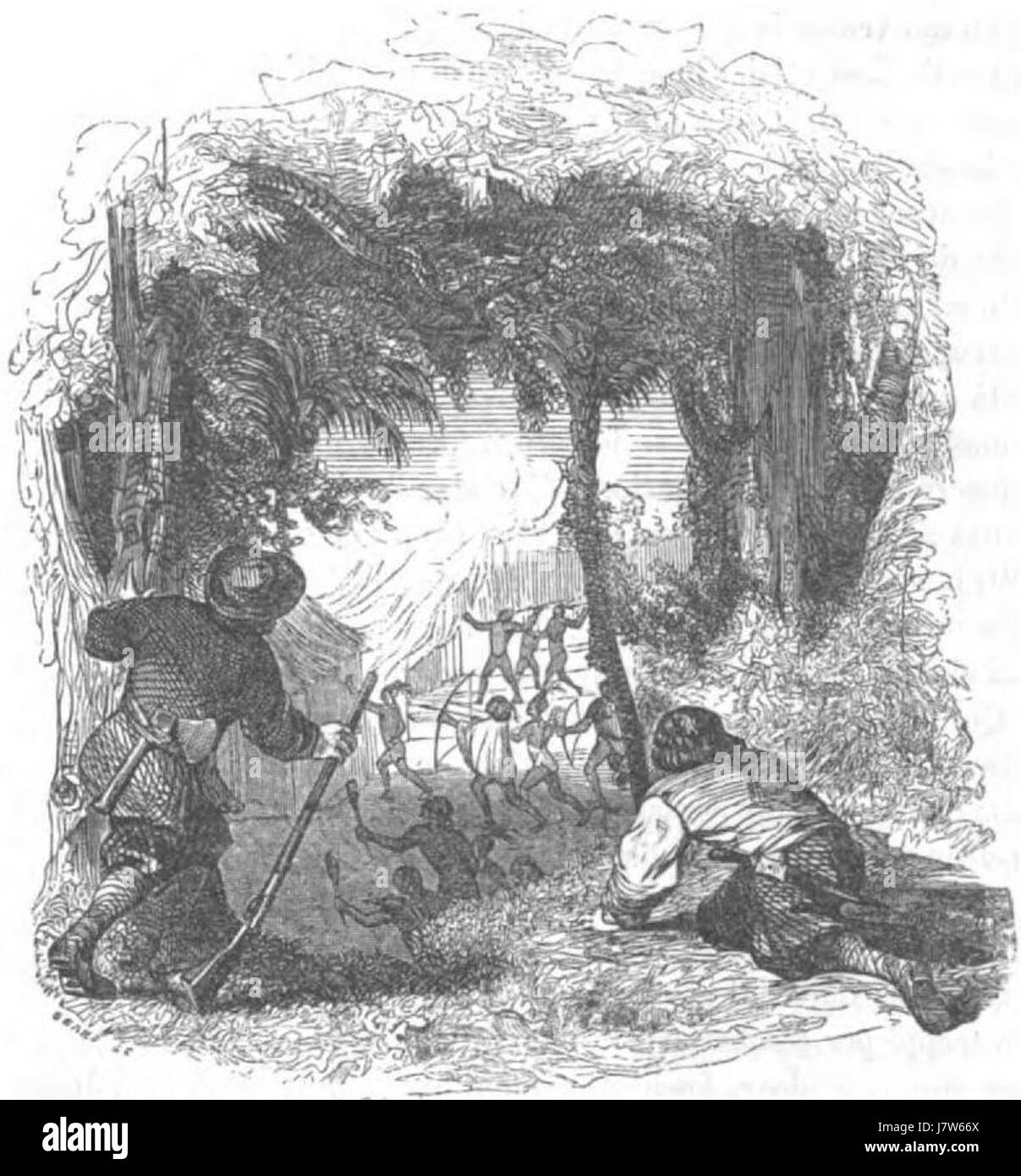 *Avventure di Robinson Crusoe* ist eine italienische Ausgabe des Romans *Robinson Crusoe*, in dem die Geschichte des Überlebens und Abenteuers eines einsamen Seemanns auf einer einsamen Insel erzählt wird. Stockfoto