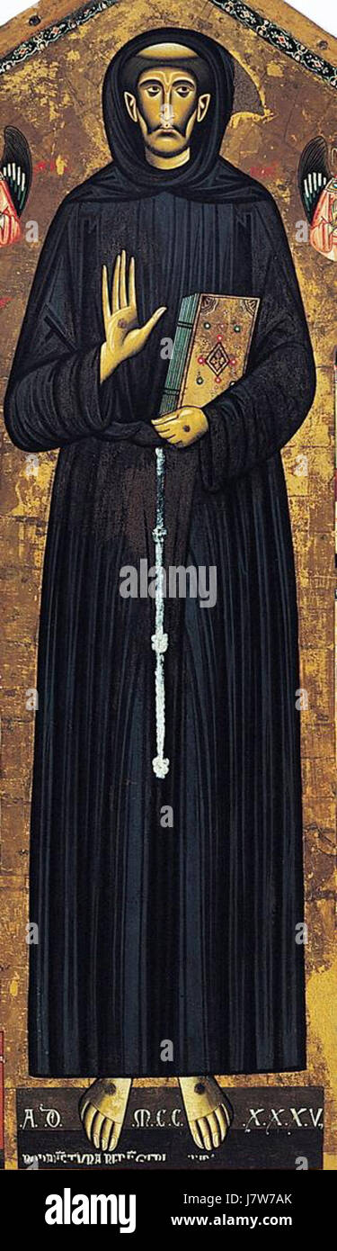 Bonaventura Berlingieri St Francis von Assisi detail Stockfoto