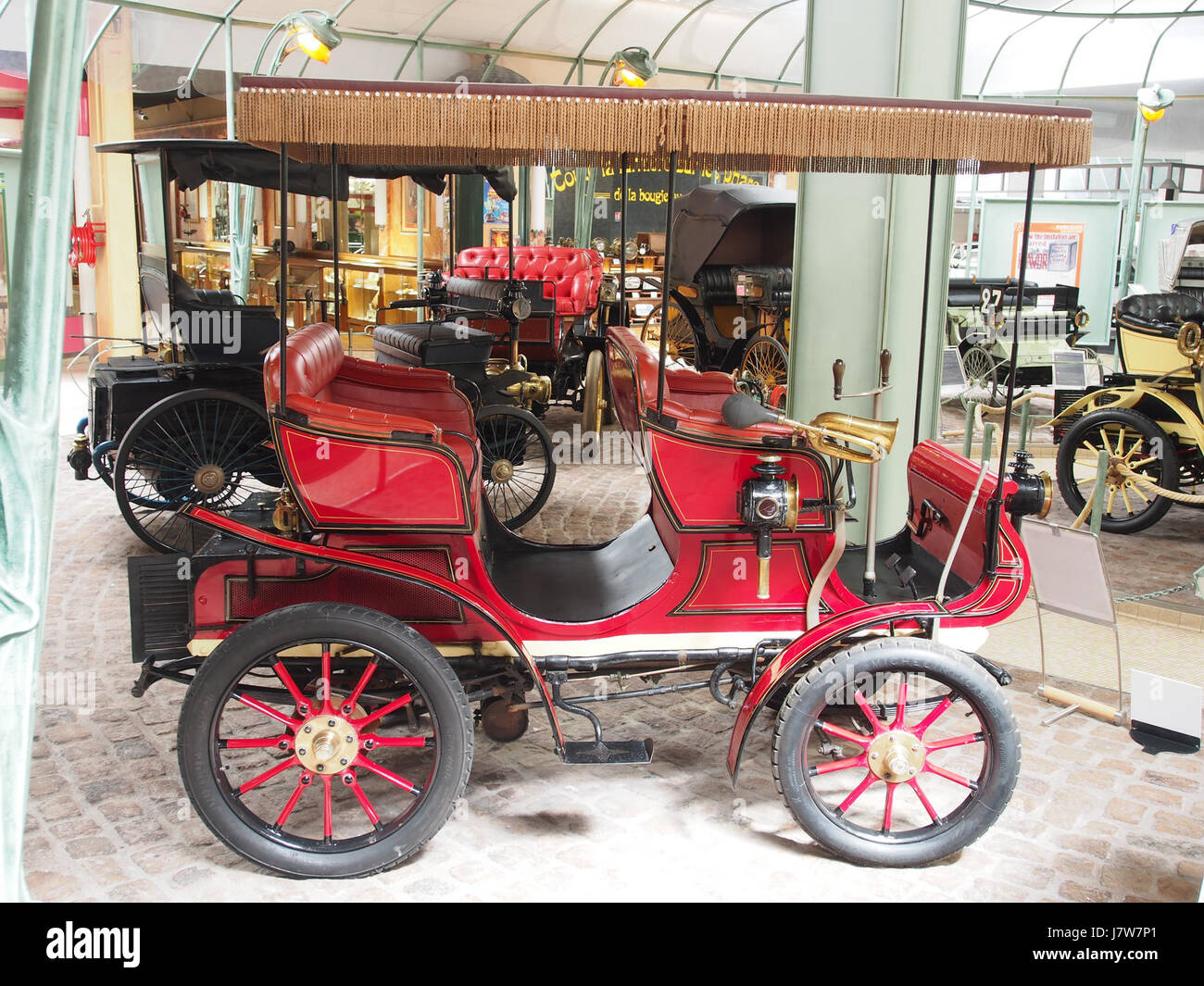 1900 Peugeot Type 33 Phaetonnet Avec Podium Foto 2 Stockfoto