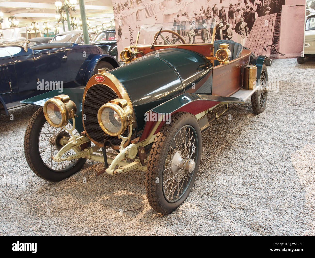 1914 Bugatti Torpedo Typ 17, 4 Zylinder 18hp, 1368 cm3, 95kmh, pic2 Stockfoto