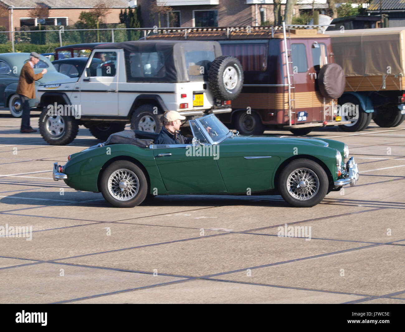 1967 Austin Healey 3000 MK III, niederländischer Lizenz Registrierung AH 42 25, pic3 Stockfoto