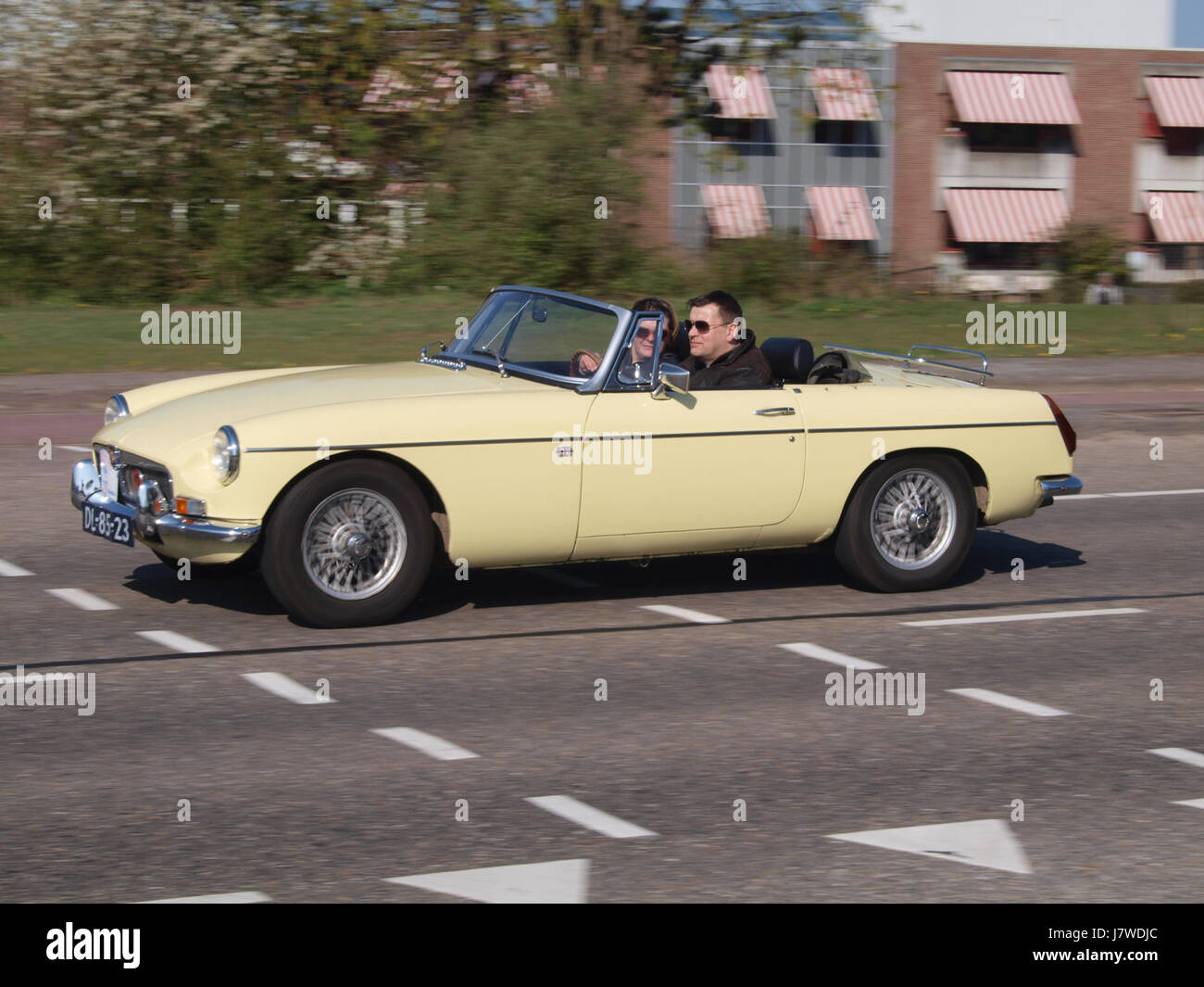 1971 MG B, Lizenz keine DL 85 23, pic1 Stockfoto