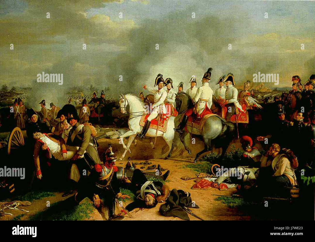 Aspern Essling kraft Stockfoto