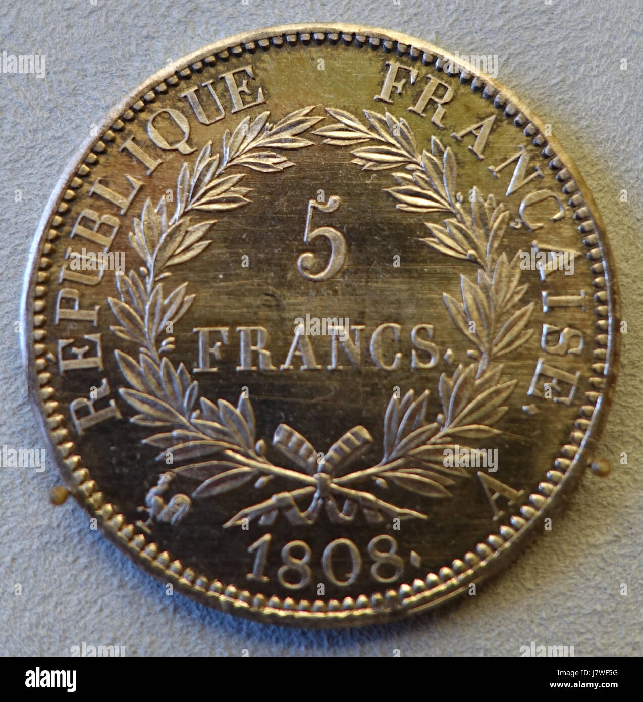 5 Franken, Frankreich, Bode 1808 Museum DSC02622 Stockfoto