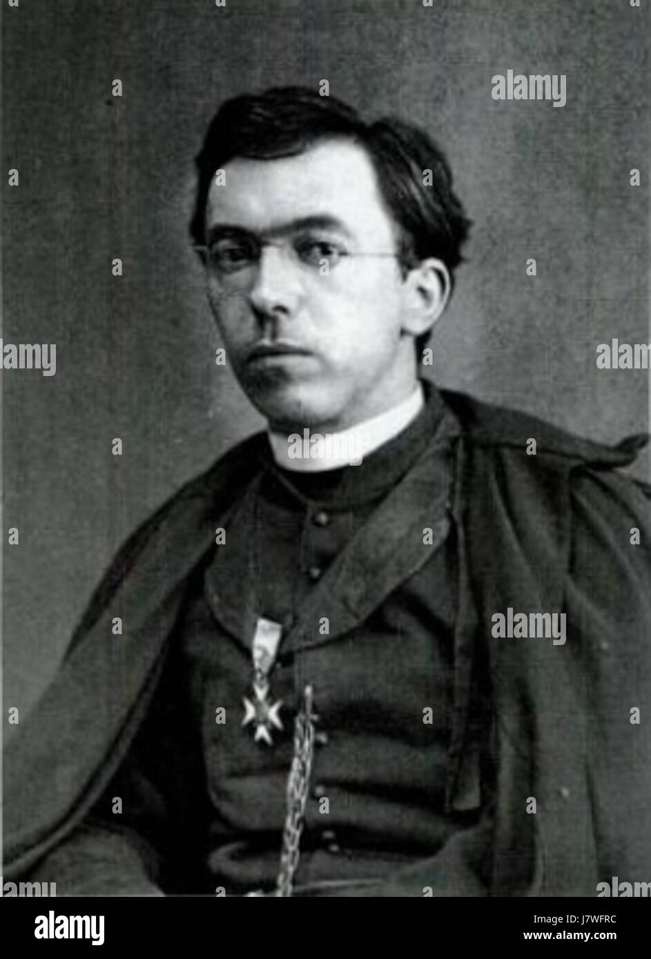 Chanoine Joseph Schorderet Stockfoto