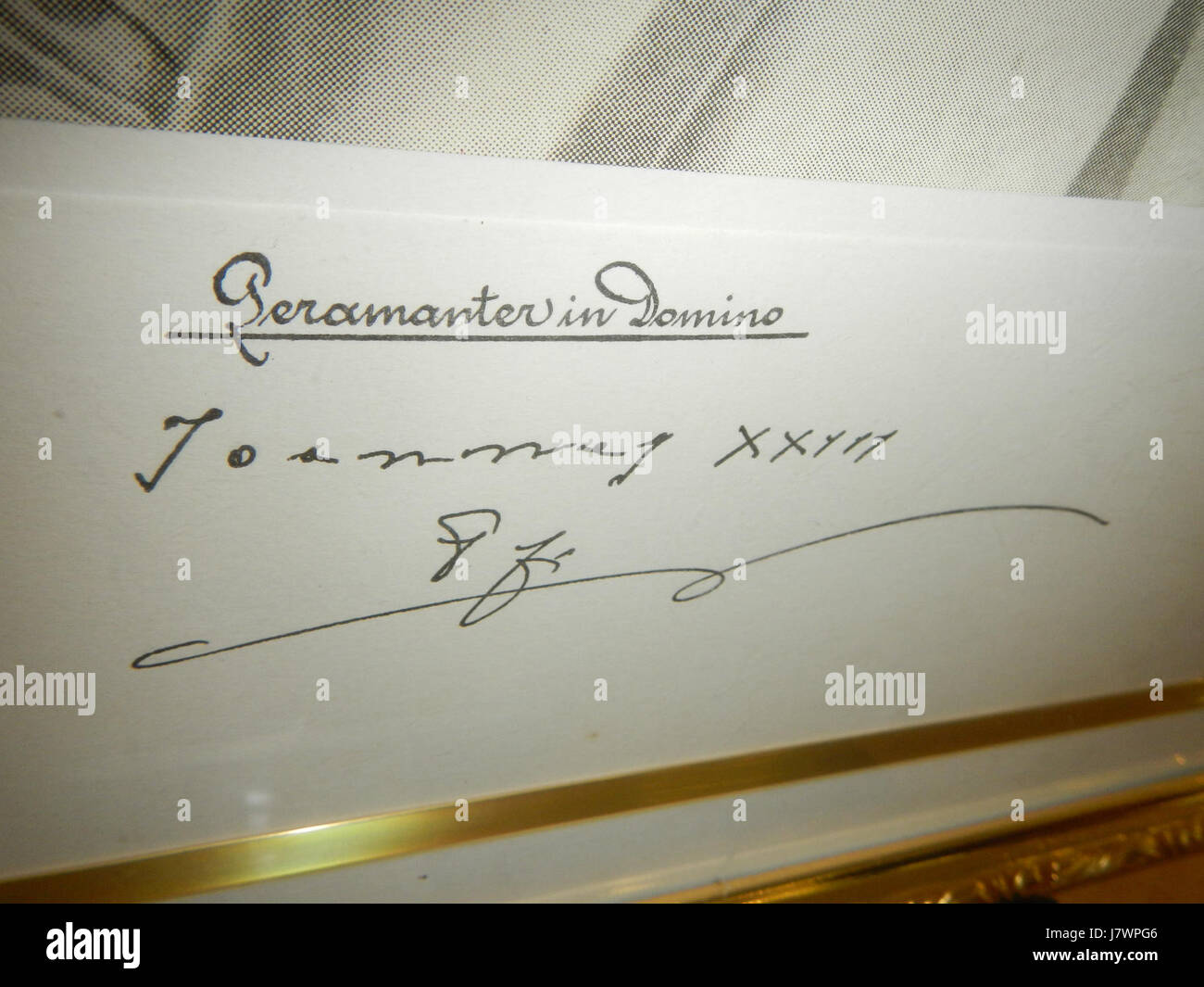 09908 Tu Es PETRUS Tour des päpstlichen Reliquien Ivan Merz 2017 SM Stadt Baliwag 23 Stockfoto