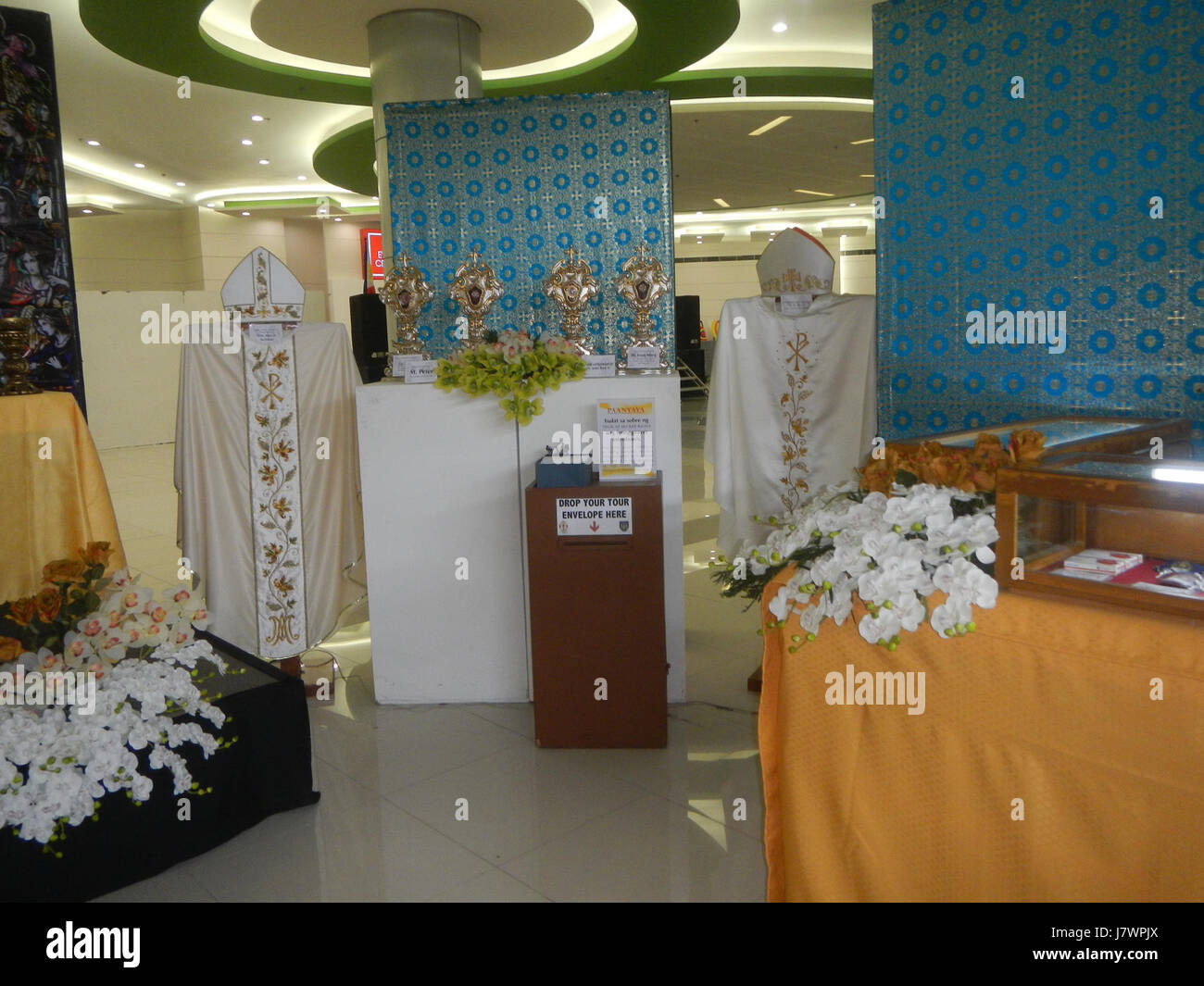 09938 Tu Es PETRUS Tour des päpstlichen Reliquien Ivan Merz 2017 SM Stadt Baliwag 23 Stockfoto