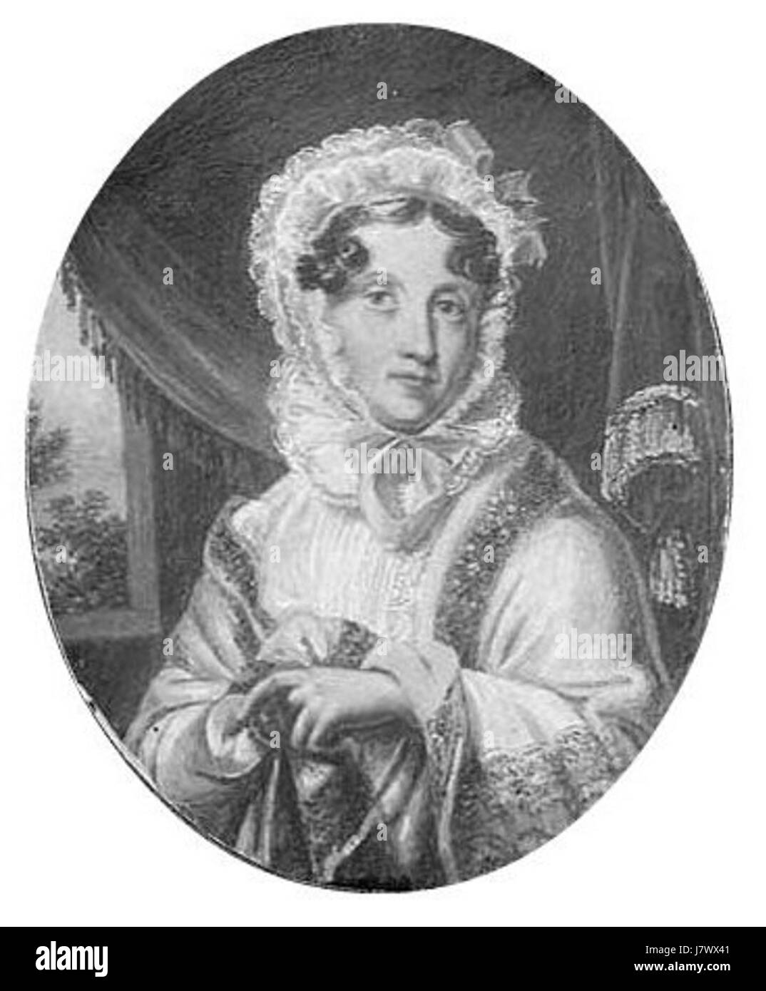 Charlotte Margarete von Lieven (1748â € 1828) war eine russische Prinzessin und kaiserliche Gouvernante. Die gebürtige Charlotte von Gaugreben heiratete 1766 Otto Heinrich von Lieven. Sie wurde 1783 ernannt und erzog die Kinder des Großherzogs Paul, einschließlich der späteren Zaren Nikolaus I. und Michael I., die 1826 zur Prinzessin erhoben wurden, und übte einen bedeutenden Einfluss am russischen Hof aus. Stockfoto