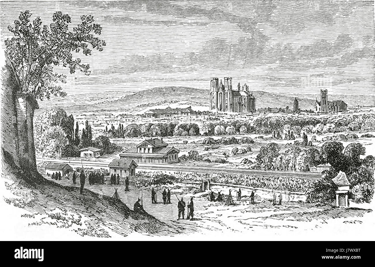 Belagerung von Toul bezieht sich auf die Belagerung von Toul, ein historisches militärisches Ereignis während der Französischen Revolutionskriege im späten 18. Jahrhundert. Toul wurde von der französischen Armee belagert, was einen wichtigen Moment in der Militärgeschichte dieser Zeit darstellt. Stockfoto