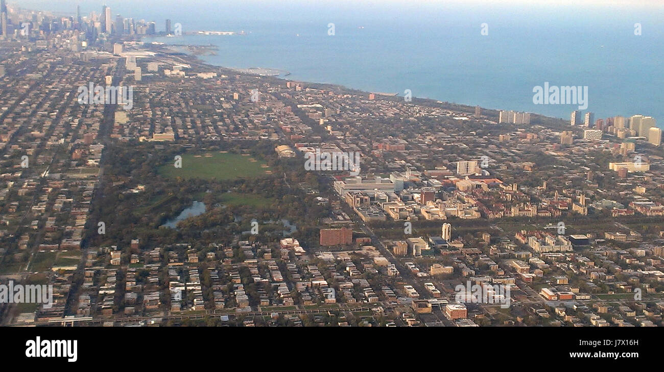 12 Chicago Washington park Universität von Chicago Stockfoto