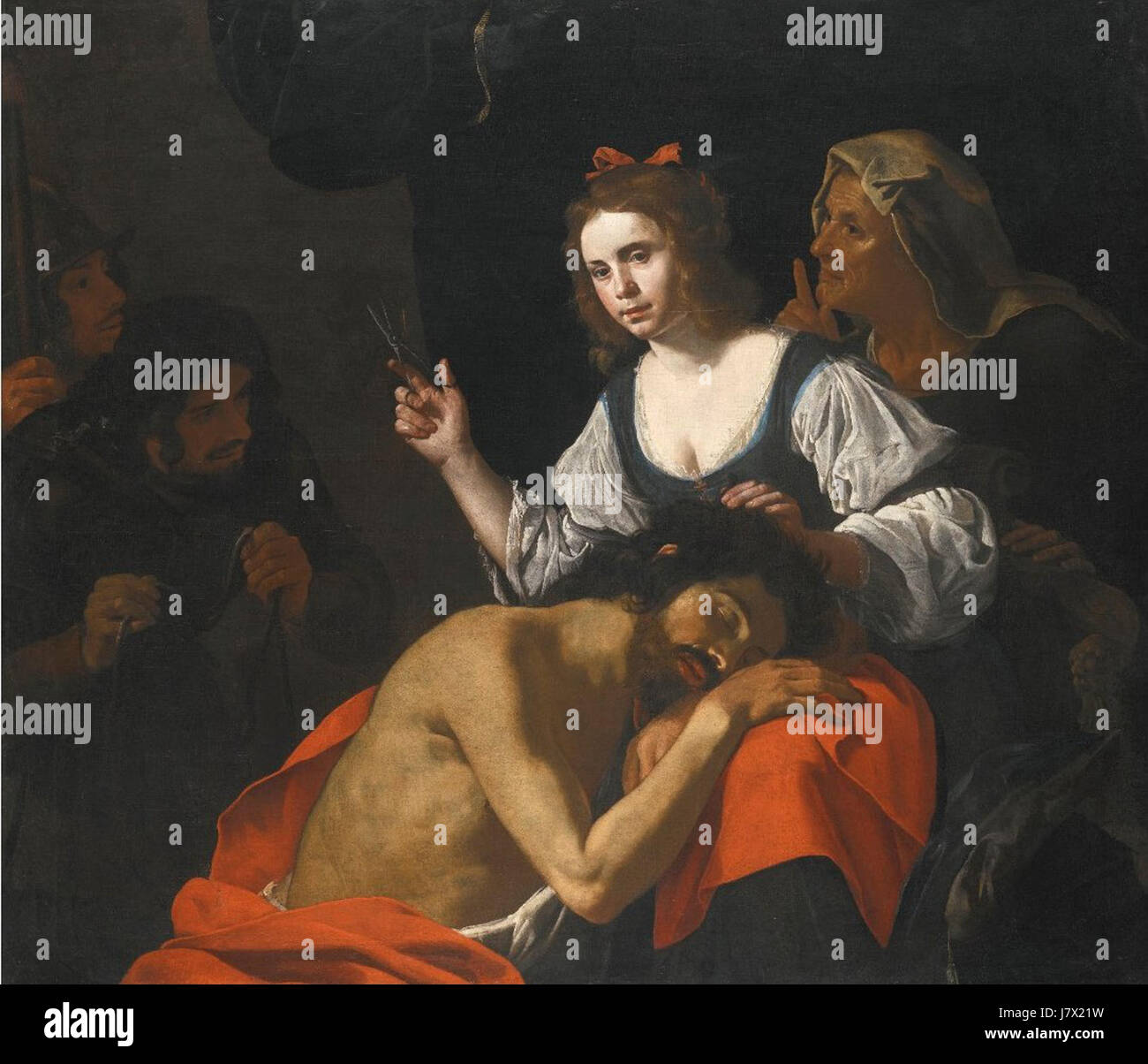 "Samson und Delilah" von Hendrick van Somer Stockfoto