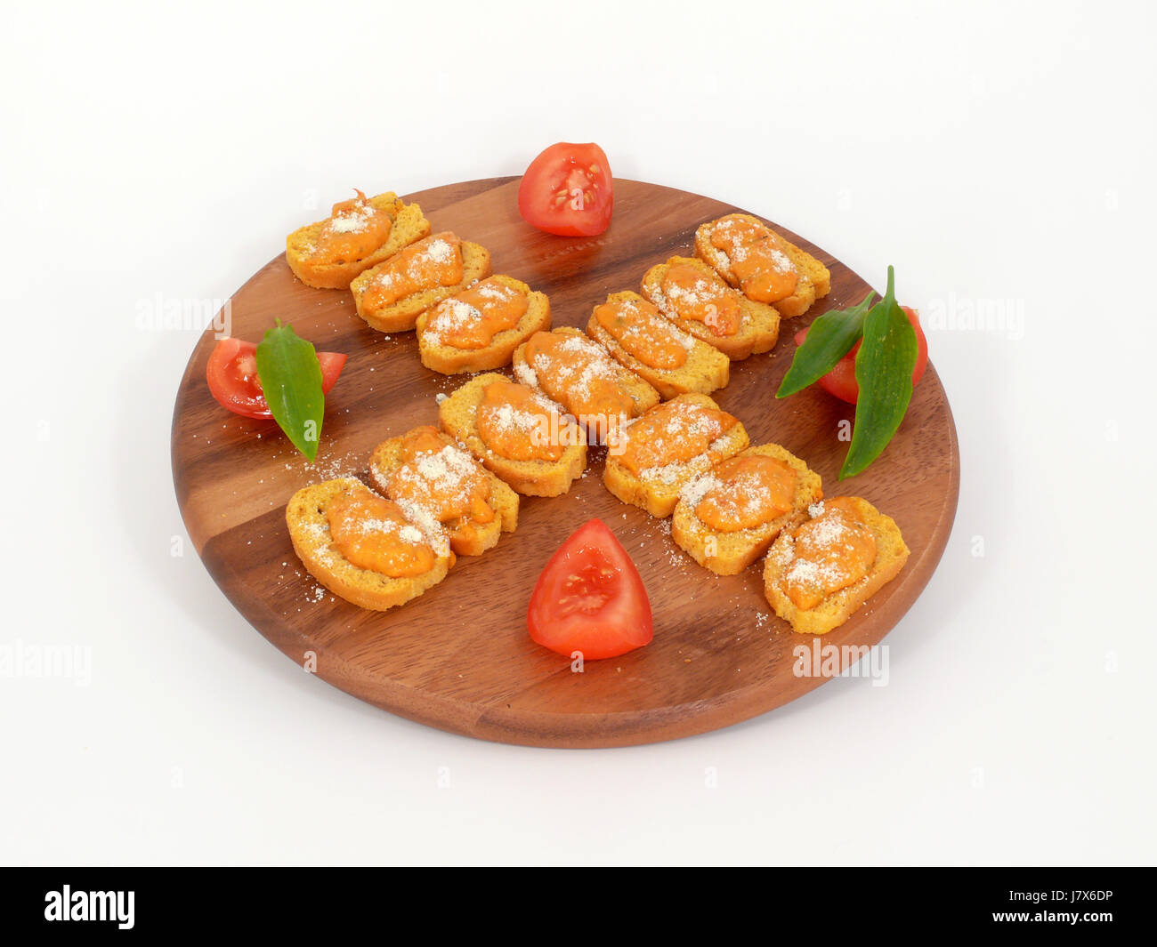Brot italienischen Neapel Italien Brot Toscana Tomaten Tomaten Landschaft Format Stockfoto