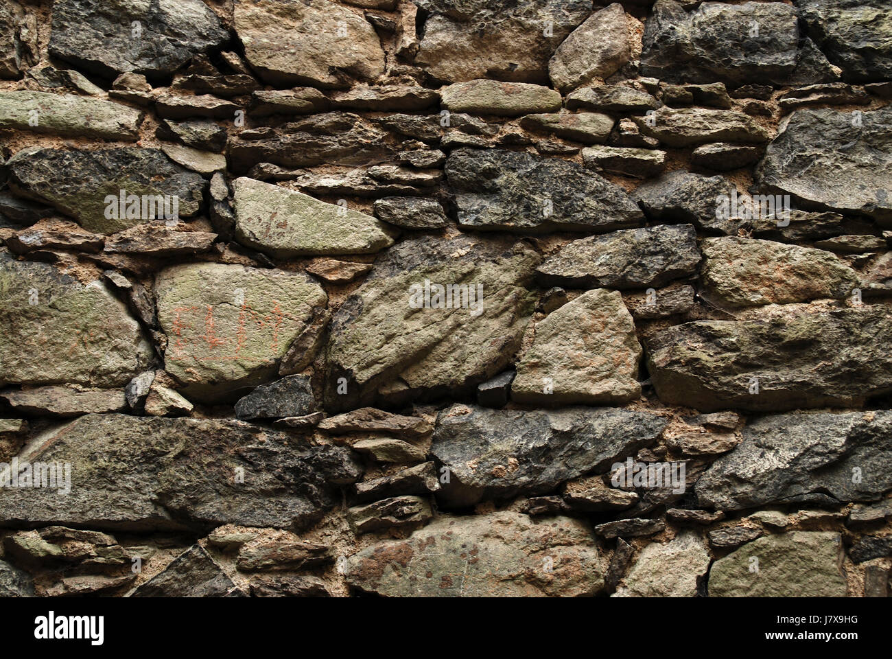 Stein, Wand, bauen, Detail, Stein, Fels, Wand, nass, Hintergrund, Hintergrund, Gebäude, Textur Stockfoto