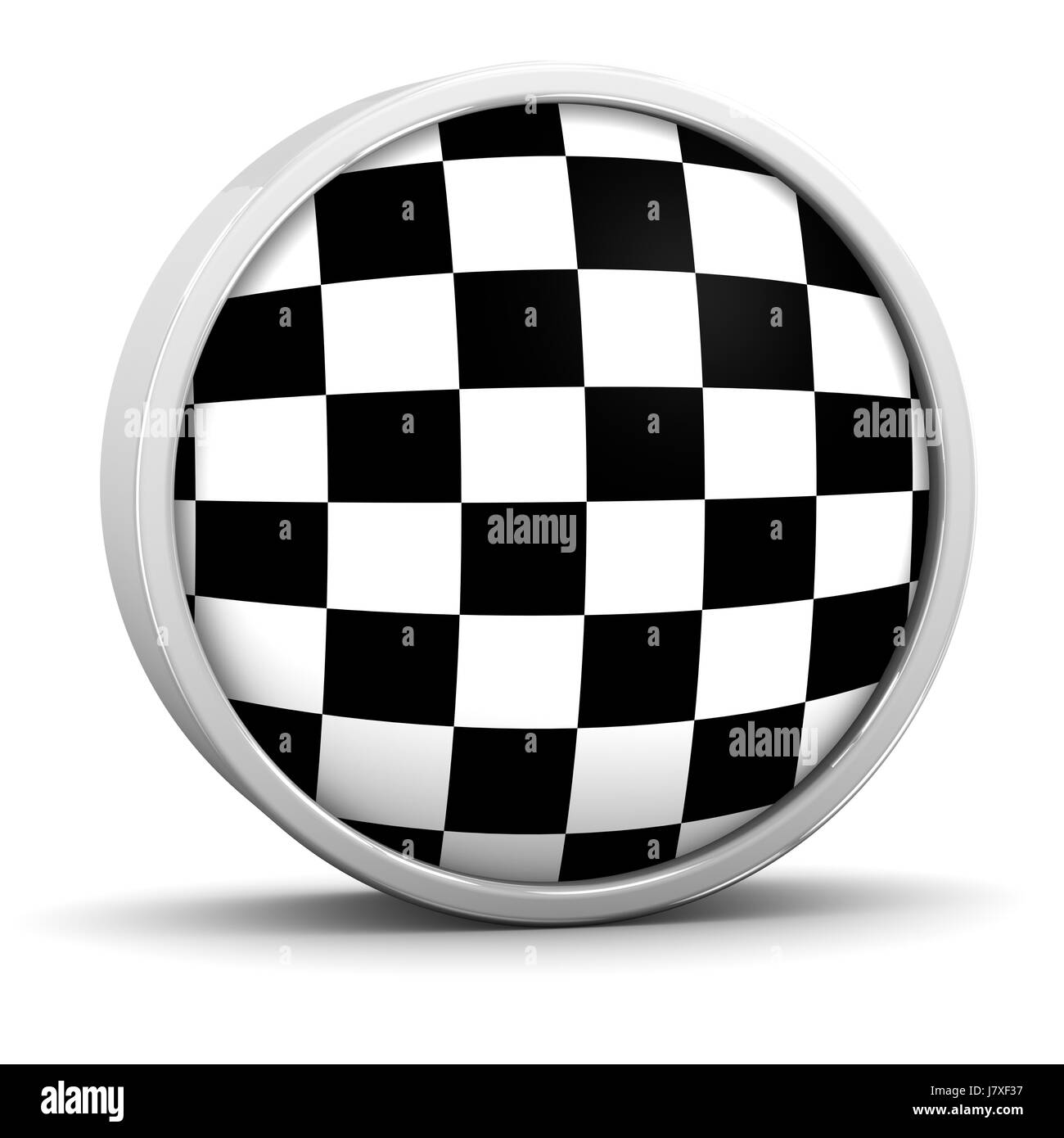 Sport Motor Antrieb motor schwarze dunkelhäutige kohlschwarze tiefschwarze quadratische Sportflagge Stockfoto