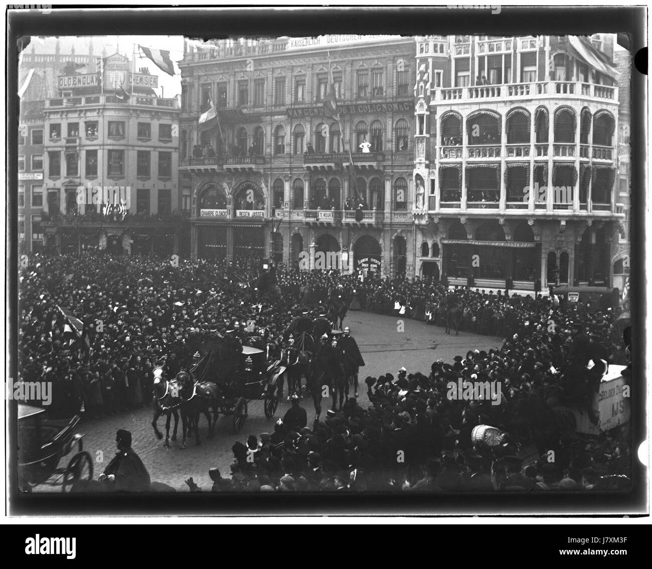 Dam Noordzijde, Foto 13 Jacob Olie (max Res) Stockfoto