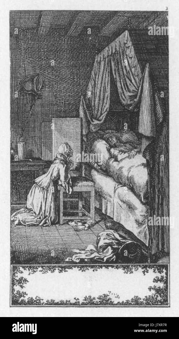 Daniel Chodowiecki Prediger 03 Stockfoto