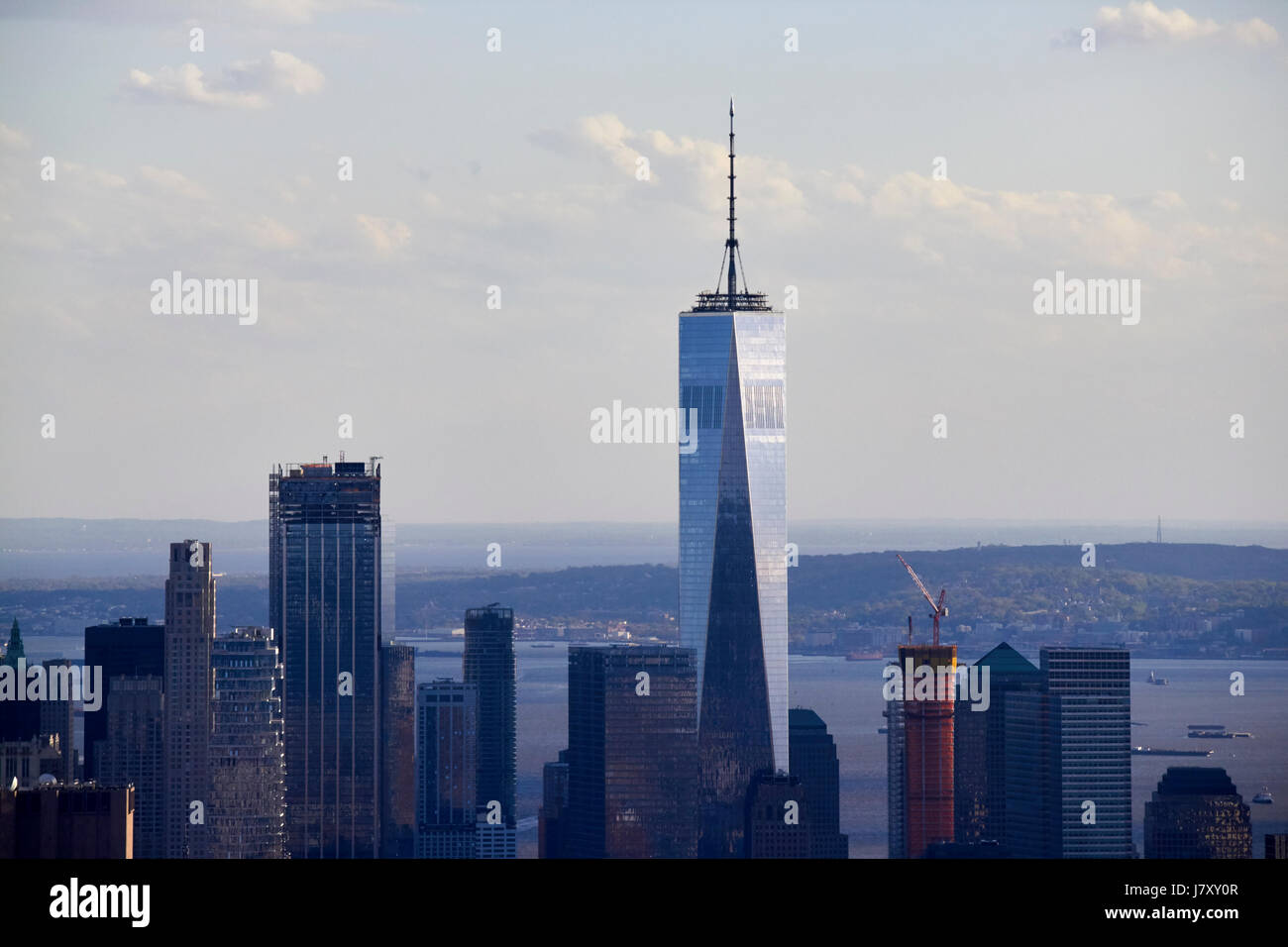 ein Welthandelszentrum Gebäude New York City USA Stockfoto