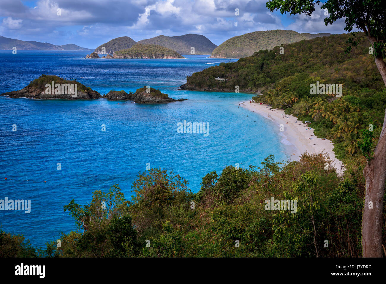 Karibik Strände in den British Virgin Islands Stockfoto