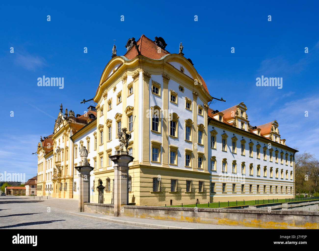 Residenz Ellingen, Deutsch Burg, Ellingen, Fränkische Seenland, Altmühltal Natur bewahren, Mittelfranken, Franken Stockfoto