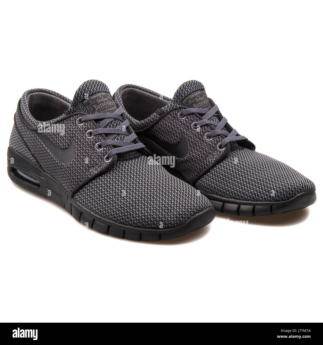 Nike Stefan Janoski Max Black Men's Skateboard Sneakers - 631303-006 Stockfoto