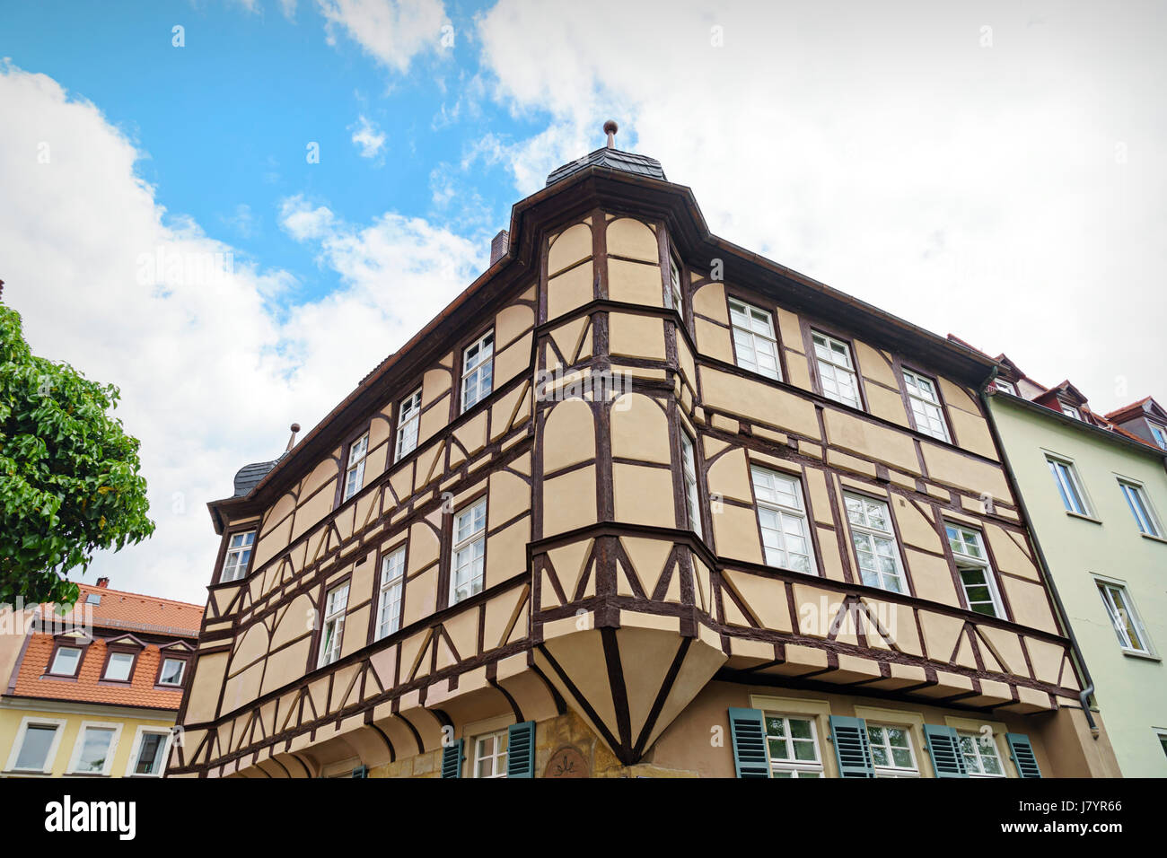 Historische Stadt Bamberg, des Freistaates Bayern Stockfoto