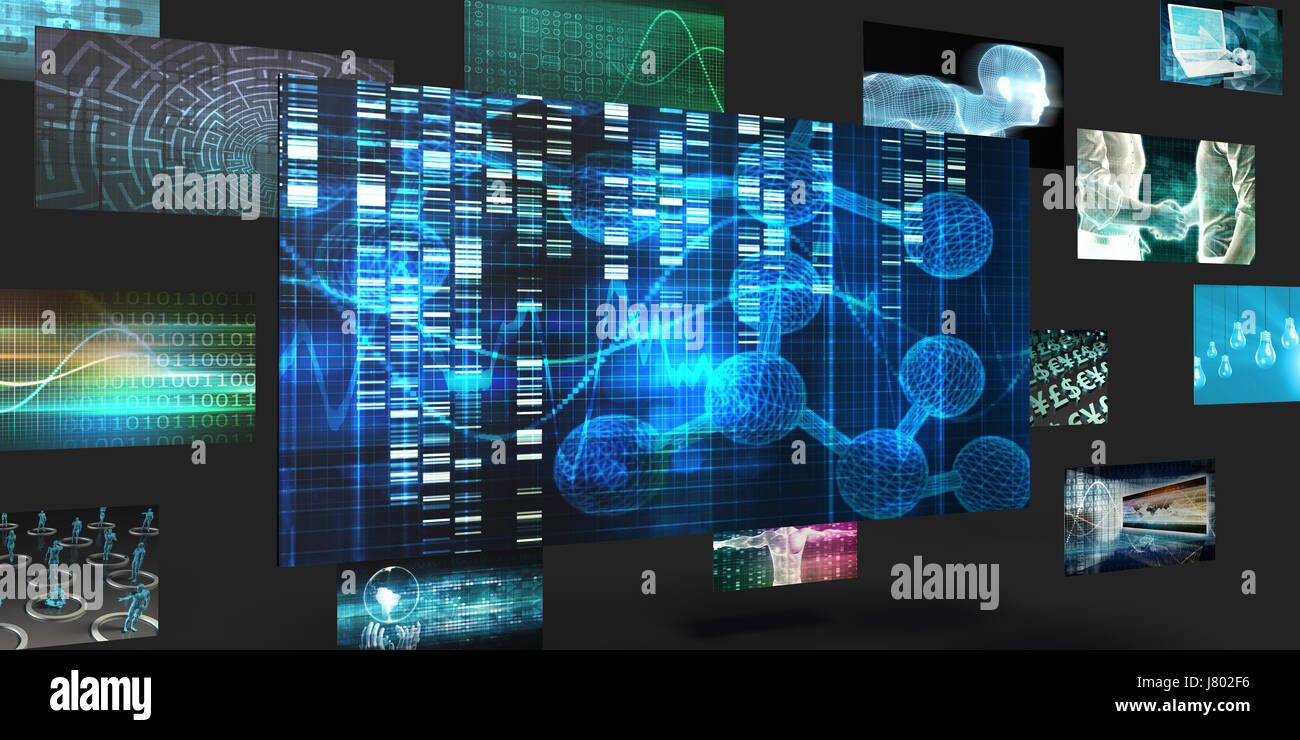 Medizintechnik Vertrieb und Marketing abstraktes Konzept Stockfoto